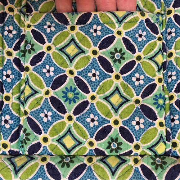 Vera Bradley Tote Purse Structured Bottom - Picture 5 of 7